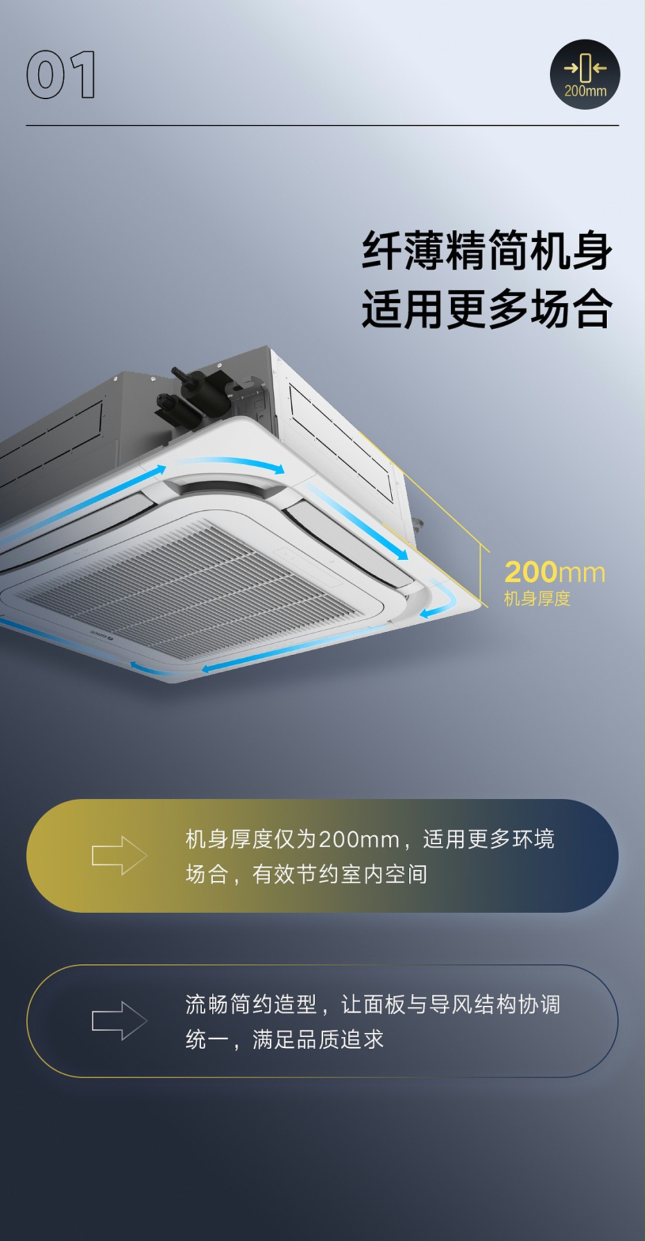 天井機3匹定頻冷暖3級能效4