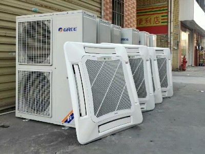 格力5匹吸頂式中央空調9成新冷暖電輔加熱智能變頻 商鋪辦公場所